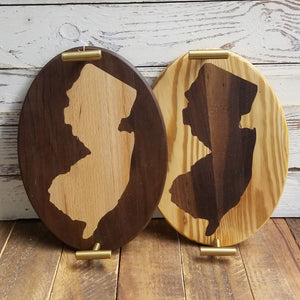 NJ Inlay Hardwood Cheese Board - Home & Lifestyle