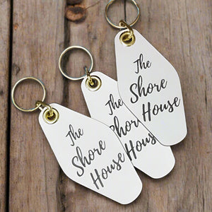 NJ Motel Key Chain - Shore House - Jewelry & Accessories