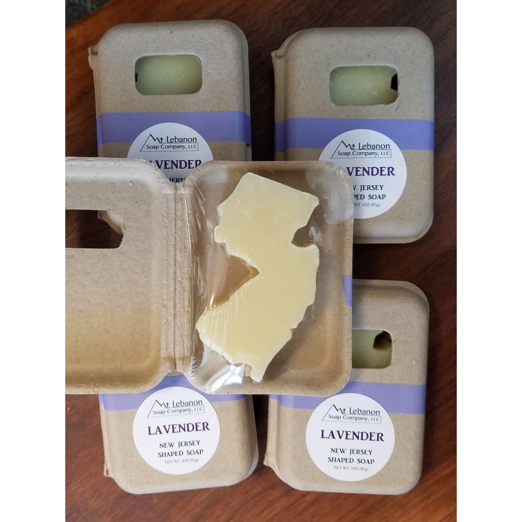 Lavender NJ Shaped Soap 3oz. - Bath & Body