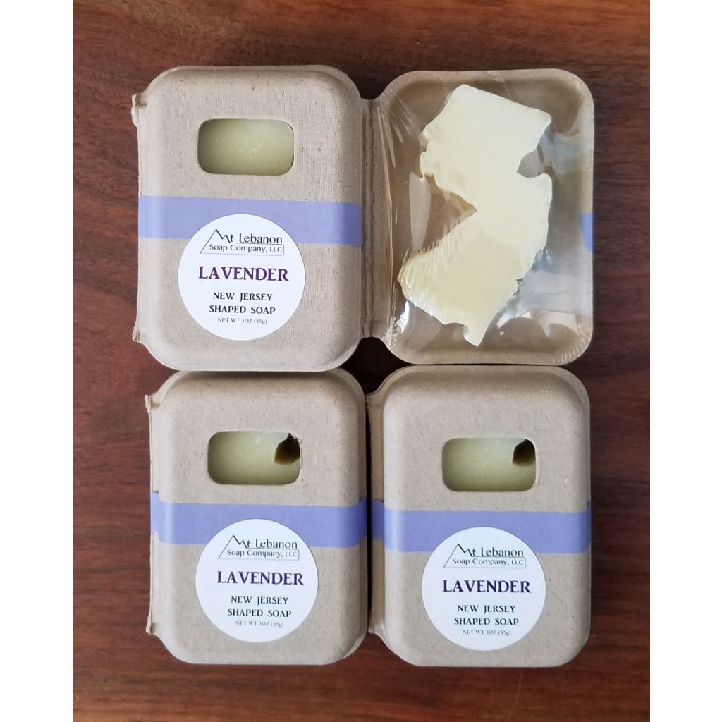 Lavender NJ Shaped Soap 3oz. - Bath &amp; Body
