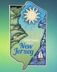 NJ Sun Land & Sea Magnet - Books & Cards