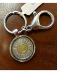 Parkway Token Charm Key Ring - Silver - Jewelry & Accessories