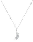 Pave NJ Icon Pendant Necklace - Silver - Jewelry & Accessories