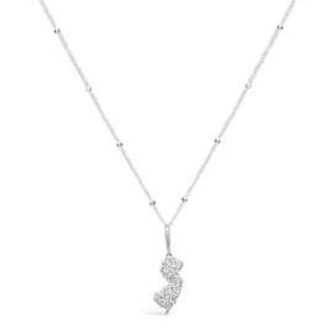 Pave NJ Icon Pendant Necklace - Silver - Jewelry & Accessories