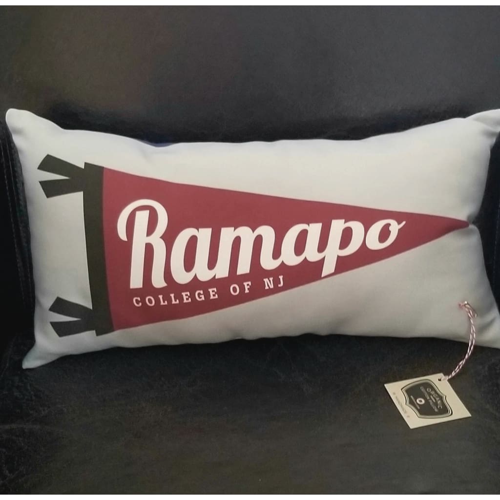 Pennant Pillow - Ramapo College - Home &amp; Lifestyle