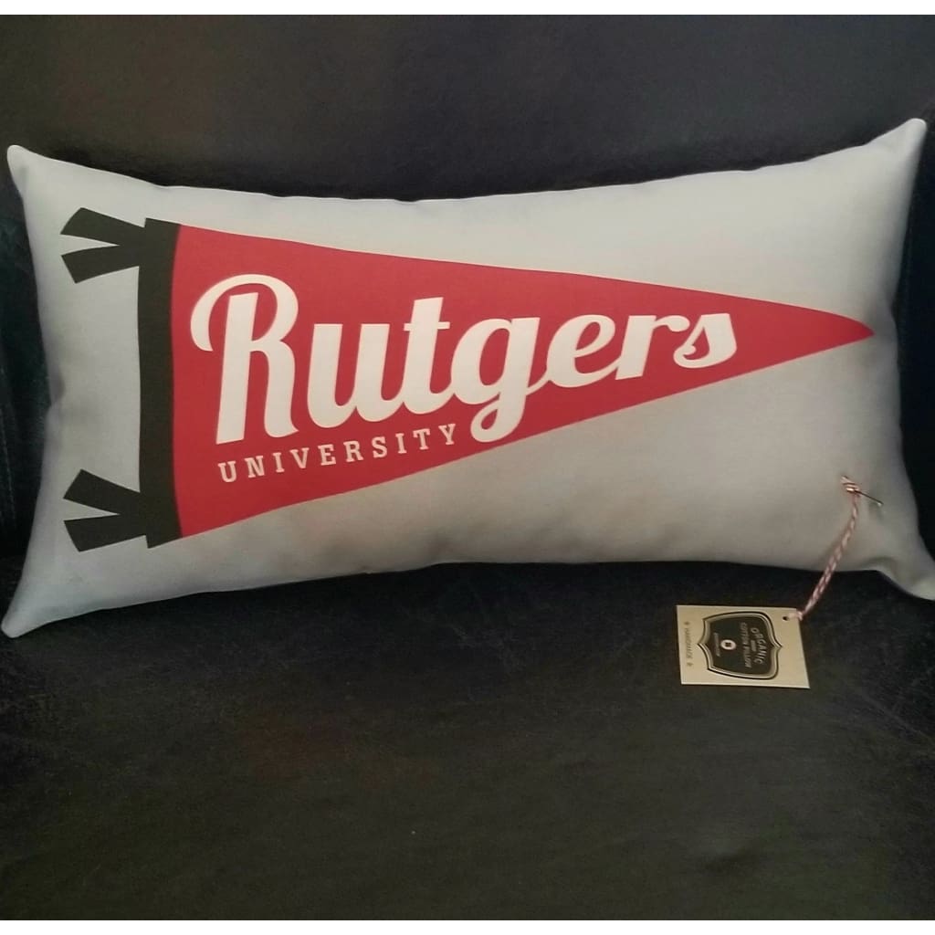 Pennant Pillow - Rutgers - Home &amp; Lifestyle