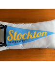 Pennant Pillow - Stockton University - Home & Lifestyle