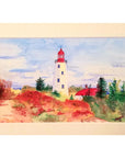 Sandy Hook Lighthouse Matted Print 8x10 - Prints & Artwork
