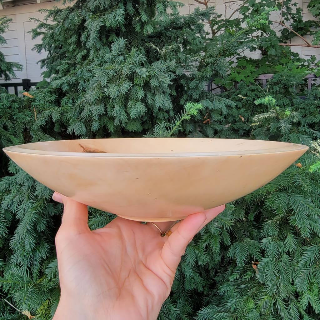 Shallow Maple Bowl 9.75 - Home &amp; Lifestyle