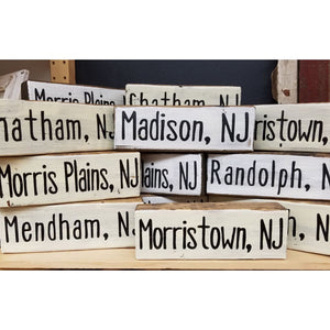 Town Name Street Sign 7 x 2 - Custom - Home & Lifestyle