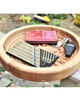 Valet Catchall Tray 3D Carved Birch - Home & Lifestyle