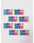 Vintage Stamp Birthday Card - Rainbow Happy Birthday - Books & Cards