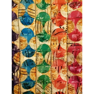 Wine Bag Vintage Stamp Fabric - Drip - Home & Lifestyle