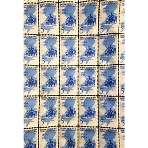 Wine Bag Vintage Stamp Fabric - Vintage NJ - Home & Lifestyle