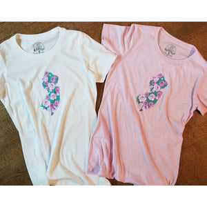 Women’s Floral NJ T-Shirt - Clothing