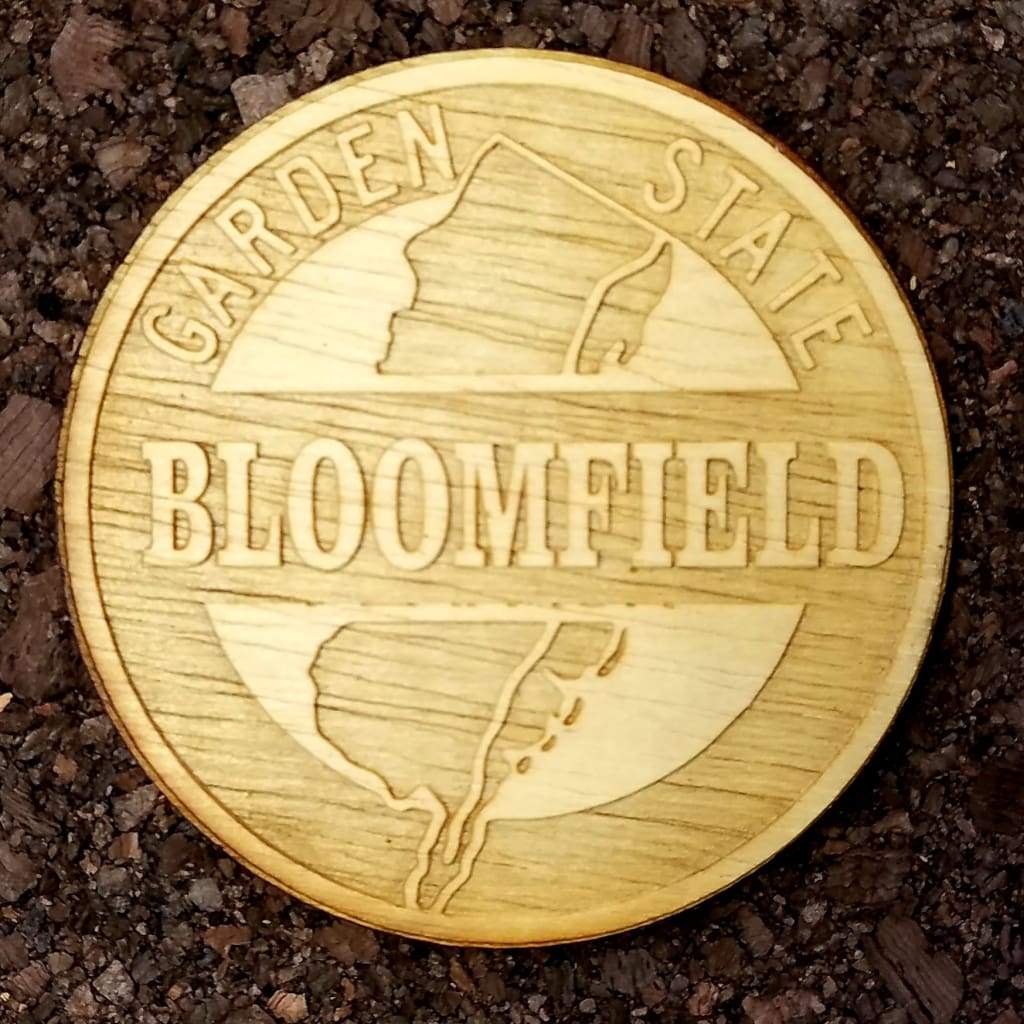 Wood Laser Cut Town Coasters - Bloomfield - Home & Lifestyle