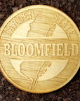 Wood Laser Cut Town Coasters - Bloomfield - Home & Lifestyle