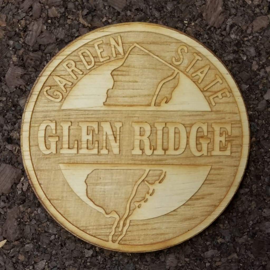 Wood Laser Cut Town Coasters - Glen Ridge - Home & Lifestyle