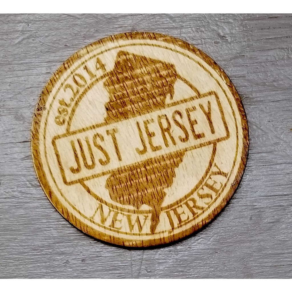 Wood Laser Cut Town Coasters - CUSTOM - Home & Lifestyle
