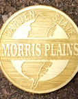 Wood Laser Cut Town Coasters - Morris Plains - Home & Lifestyle