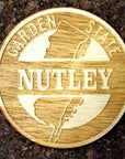 Wood Laser Cut Town Coasters - Nutley - Home & Lifestyle
