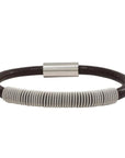 Wound Up Leather Bracelet - Brown / Small - Jewelry & Accessories