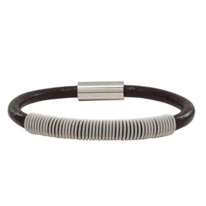 Wound Up Leather Bracelet - Brown / Small - Jewelry & Accessories