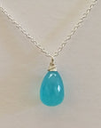 Wrapped Top Chalcedony Sterling Silver - Jewelry & Accessories