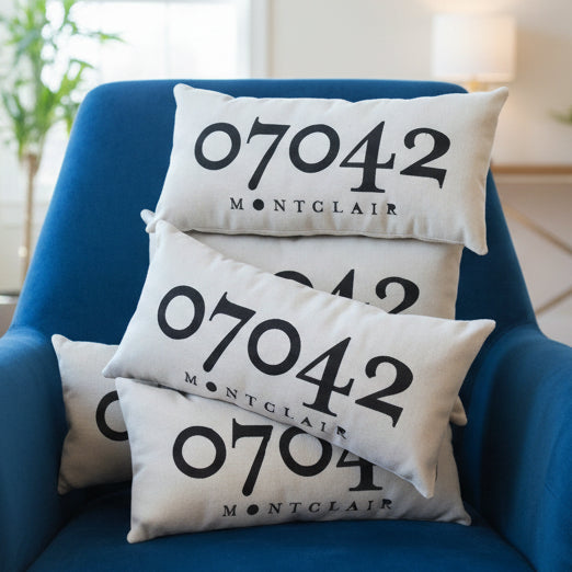 Canvas Zip Code Pillow - Home & Lifestyle
