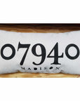 Canvas Zip Code Pillow - Madison - Home & Lifestyle